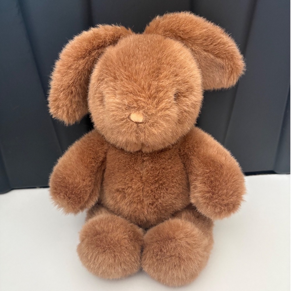 Vintage 1986 GUND Tender Bunnyhugs Brown Bunny Rabbit Plush Stuffed Animal